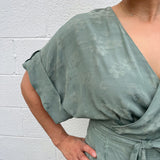 Hatch - Sage Daisy Jacquard - Remnant