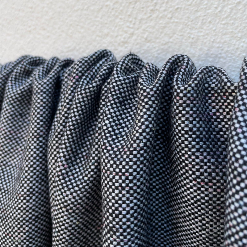 NYC Desinger - Black/White Tiny Checker Tweed - 1 Yard