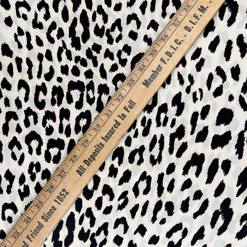 NYC Designer - Satin Twill Cheetah - 1/2 Yard