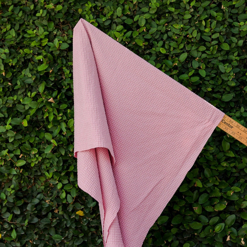 Rachel Comey - Rose Quartz Stretch Pucker Check - Remnant