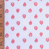 Rebecca Taylor -  Medallion Block Print Stretch Cotton Poplin - 1/2 Yard
