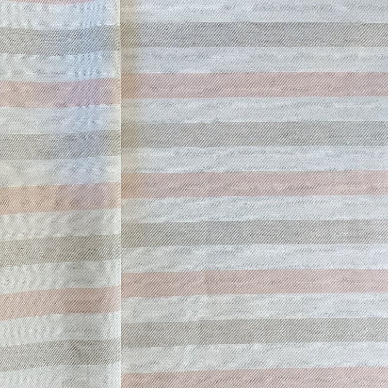 Twill Canvas 1'' Stripe- 1/2 yard - Measure: a fabric parlor