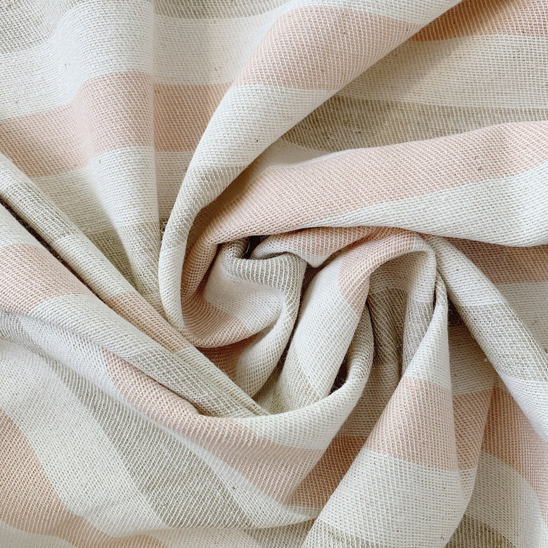 Twill Canvas 1'' Stripe- 1/2 yard - Measure: a fabric parlor