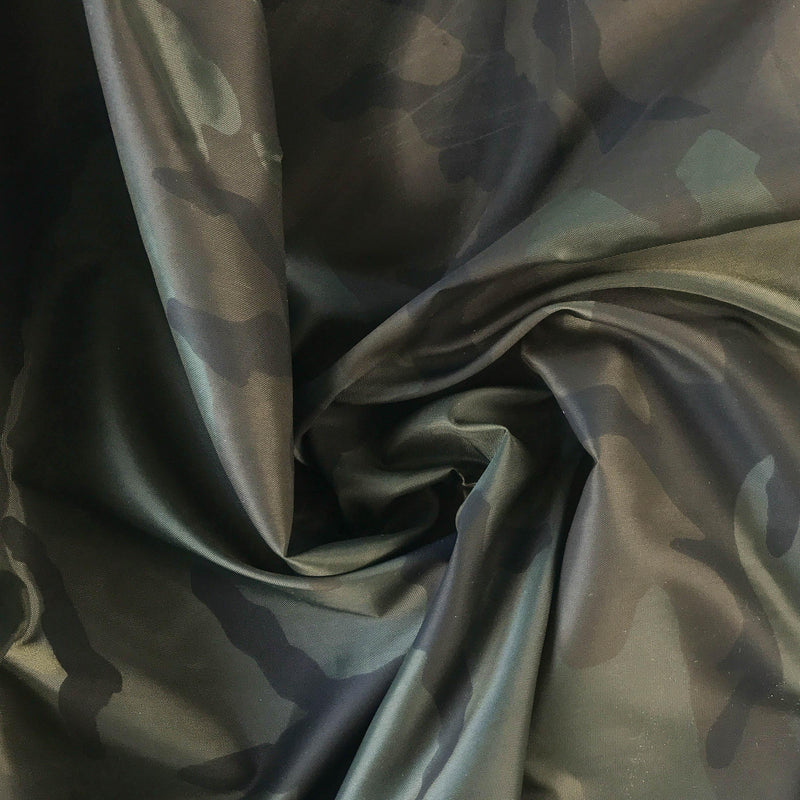 Camo Nylon Lining - 1/2 Yard - Measure: a fabric parlor