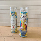 Saint Fiberica Prayer Candle - 1 Candle - Measure: a fabric parlor