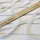 Dual Edge Scallop Flower Lace - 1/2" - Slipper - 1 yard - Measure: a fabric parlor