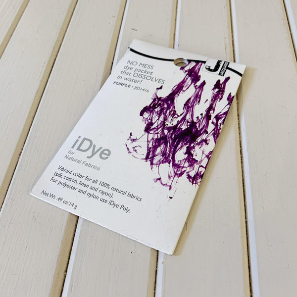 iDye for Natural Fibers - 1 packet - Choose Color - Measure: a fabric parlor