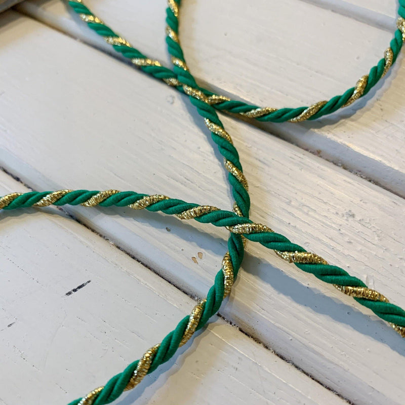 Metallic Combo Braided Cord - Remnants - Measure: a fabric parlor