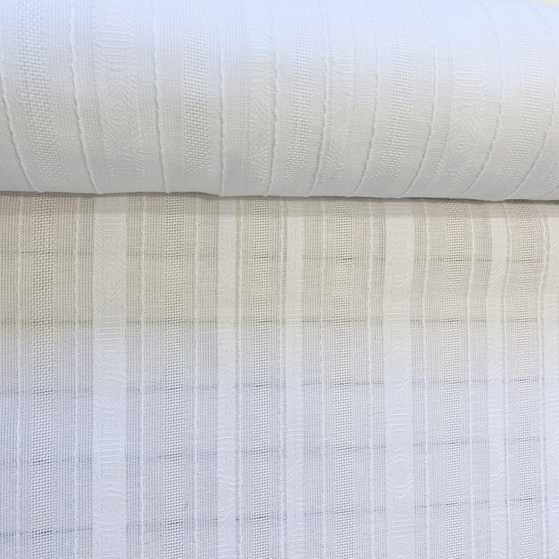Textured Striped Drapery Nylon - 1/2 yard - Measure: a fabric parlor
