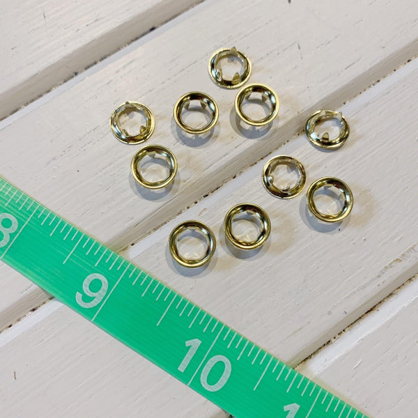 Pronged Grommet - 5/16" - Gold - 10 pcs - Measure: a fabric parlor