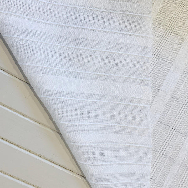 Textured Striped Drapery Nylon - 1/2 yard - Measure: a fabric parlor