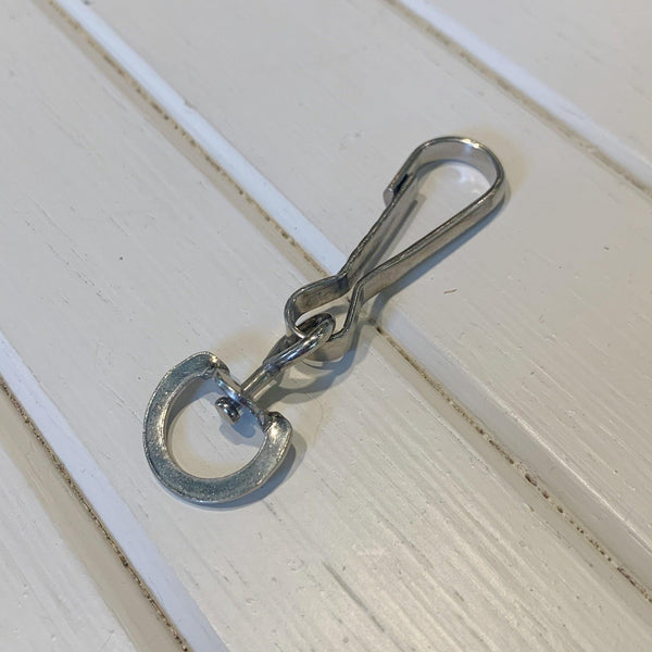 Lanyard Latch - 2.75" - Silver - 1 latch - Measure: a fabric parlor