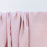 Sateen-Backed Crepe Constellation Dots - Remnant