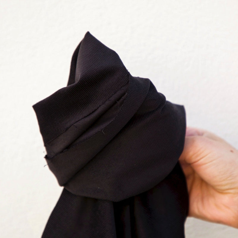 Hatch - Micro-Wale Black Corduroy - 1/2 Yard