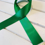 Double Faced Satin Ribbon - 7/8" - Emerald - Bundle - 5 yards - Measure: a fabric parlor