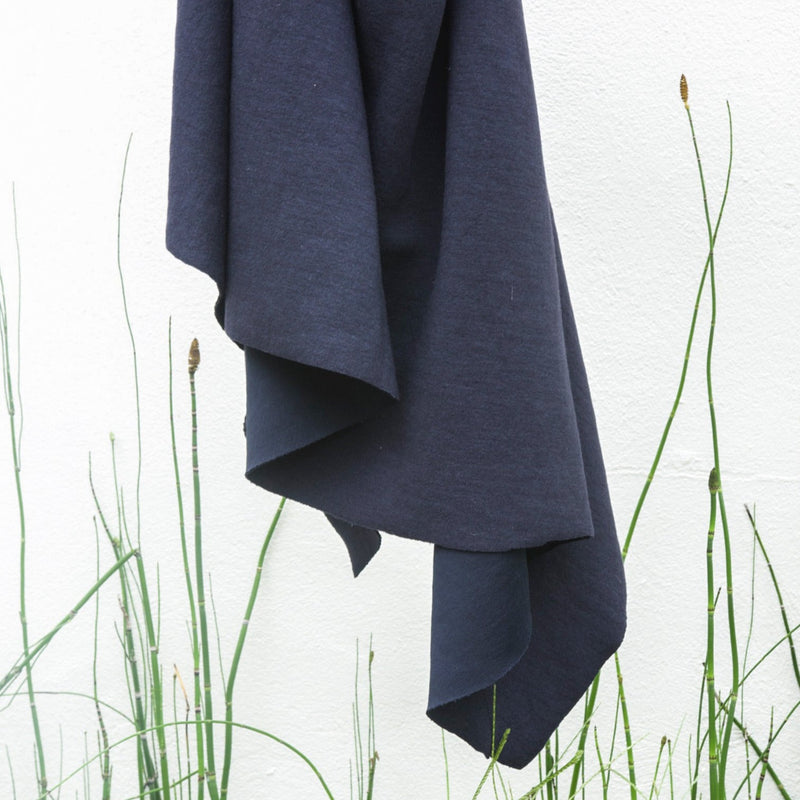 Rag & Bone - Navy Wool Double Knit - 1/2 Yard
