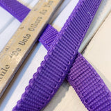 Ribbed Folded Elastic - 1.5" - Electric Purple - 1 yard - Measure: a fabric parlor