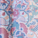 Large Cluster Paisley Sateen Nylon - 1 Yard - Measure: a fabric parlor