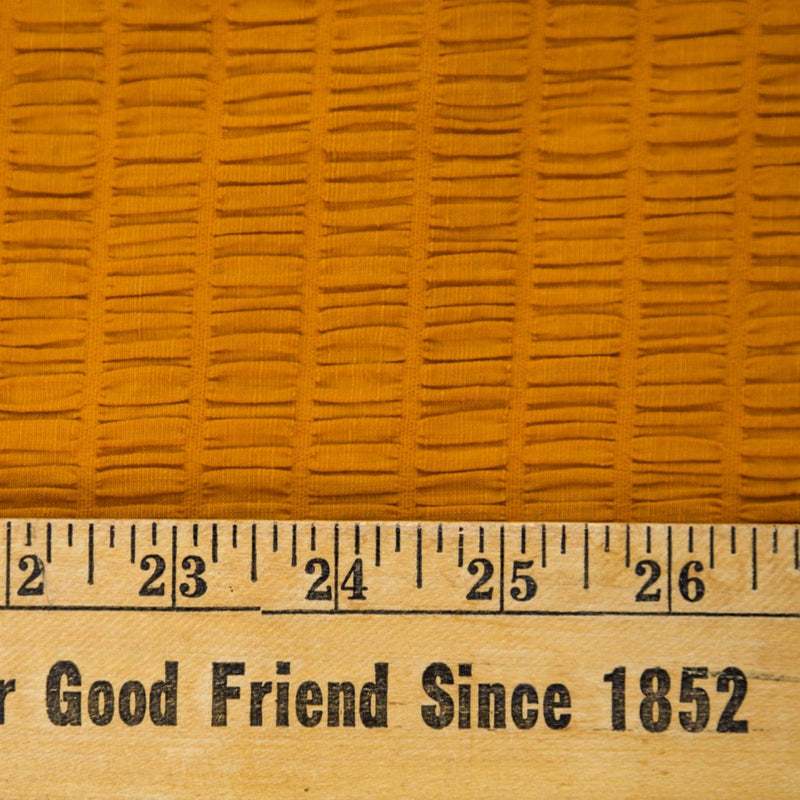 La Ligne - Smock Stretched Mustard Striped - 1/2 Yard