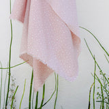 Sateen-Backed Crepe Constellation Dots - Remnant